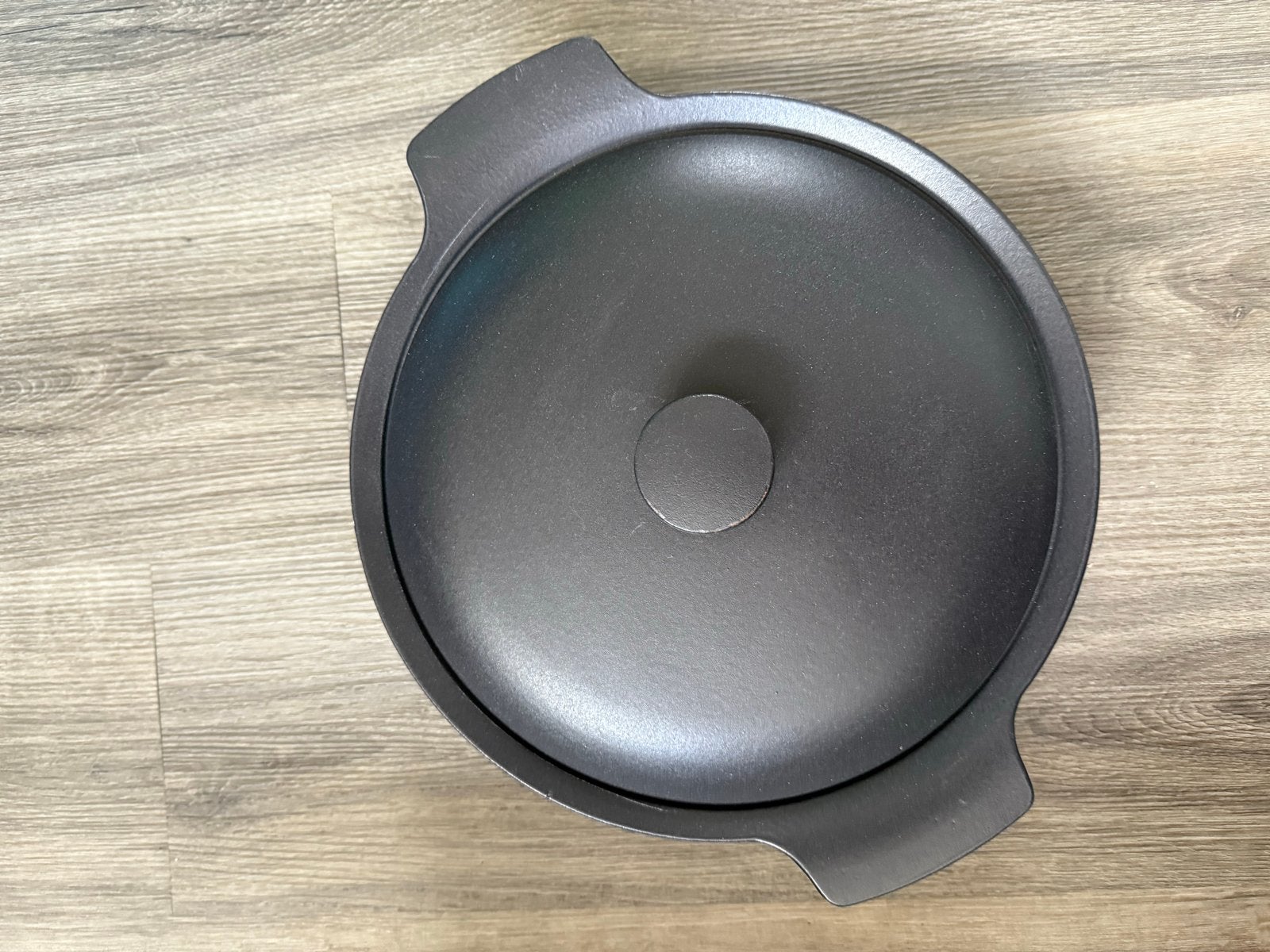 Gietijzeren Braadpan met Deksel Berghoff - Zwart/Crème, Ophalen, Met deksel, Nieuw, Overige merken