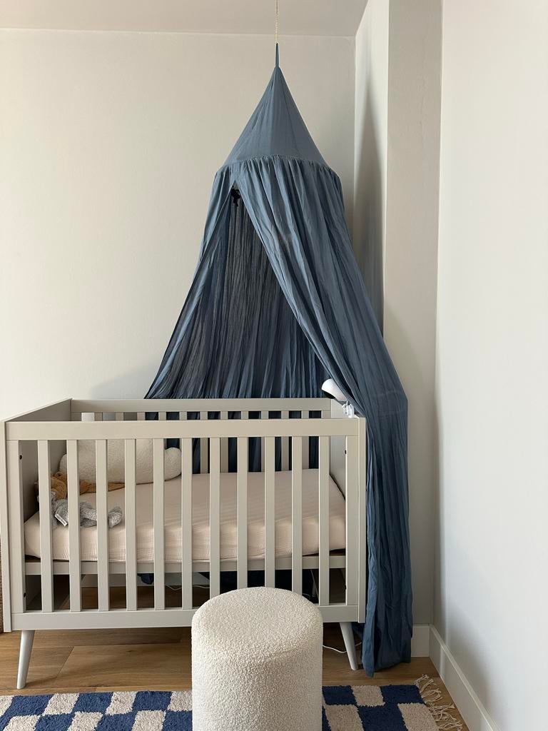 Sebra bedhemel - Mooie blauwe kleur - Zo goed als nieuw, Ophalen of Verzenden, Zo goed als nieuw, Klamboe
