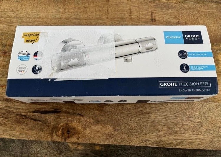 GROHE Precision Feel Douchethermostaat - Nieuw in doos, Ophalen of Verzenden, Nieuw, Chroom, Douche
