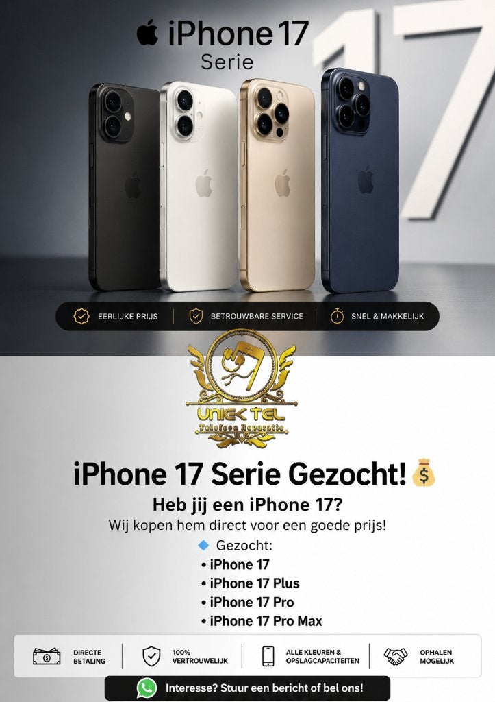 iPhone 17 Serie Gezocht  Directe Inkoop!, Telecommunicatie, Mobiele telefoons | Apple iPhone, Nieuw, 64 GB, Zonder abonnement