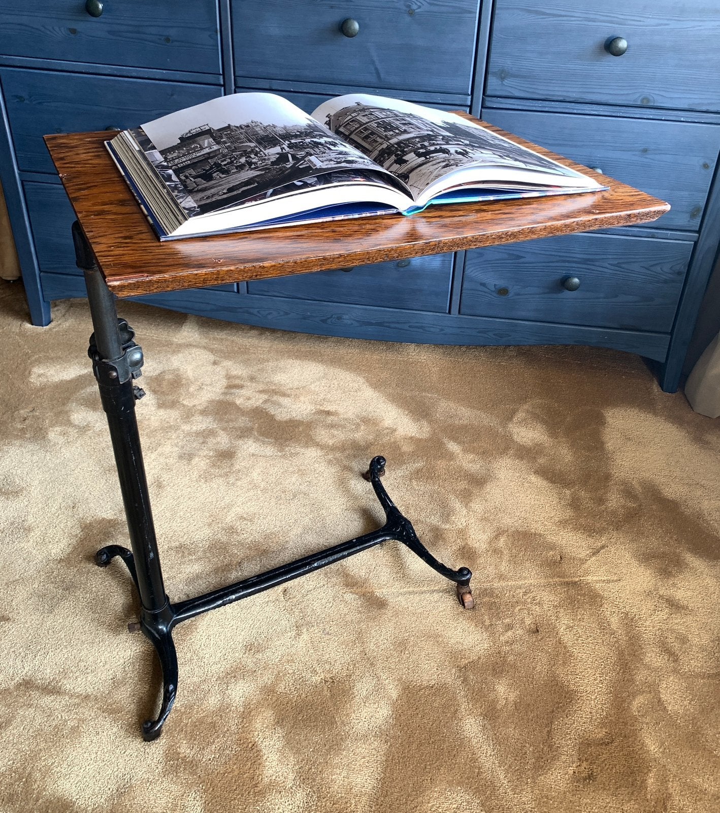 Originele Sidway Elkhart bedtafel/ leestafel, Ophalen