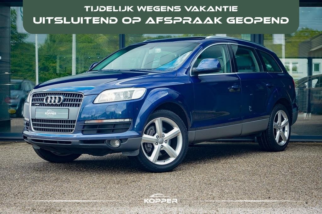 Audi Q7 4.2 FSI quattro 5+2 / Pano / Youngtimer / 7 Zits / L, Auto's, Audi, Automaat, Gebruikt, 8 cilinders, 2245 kg