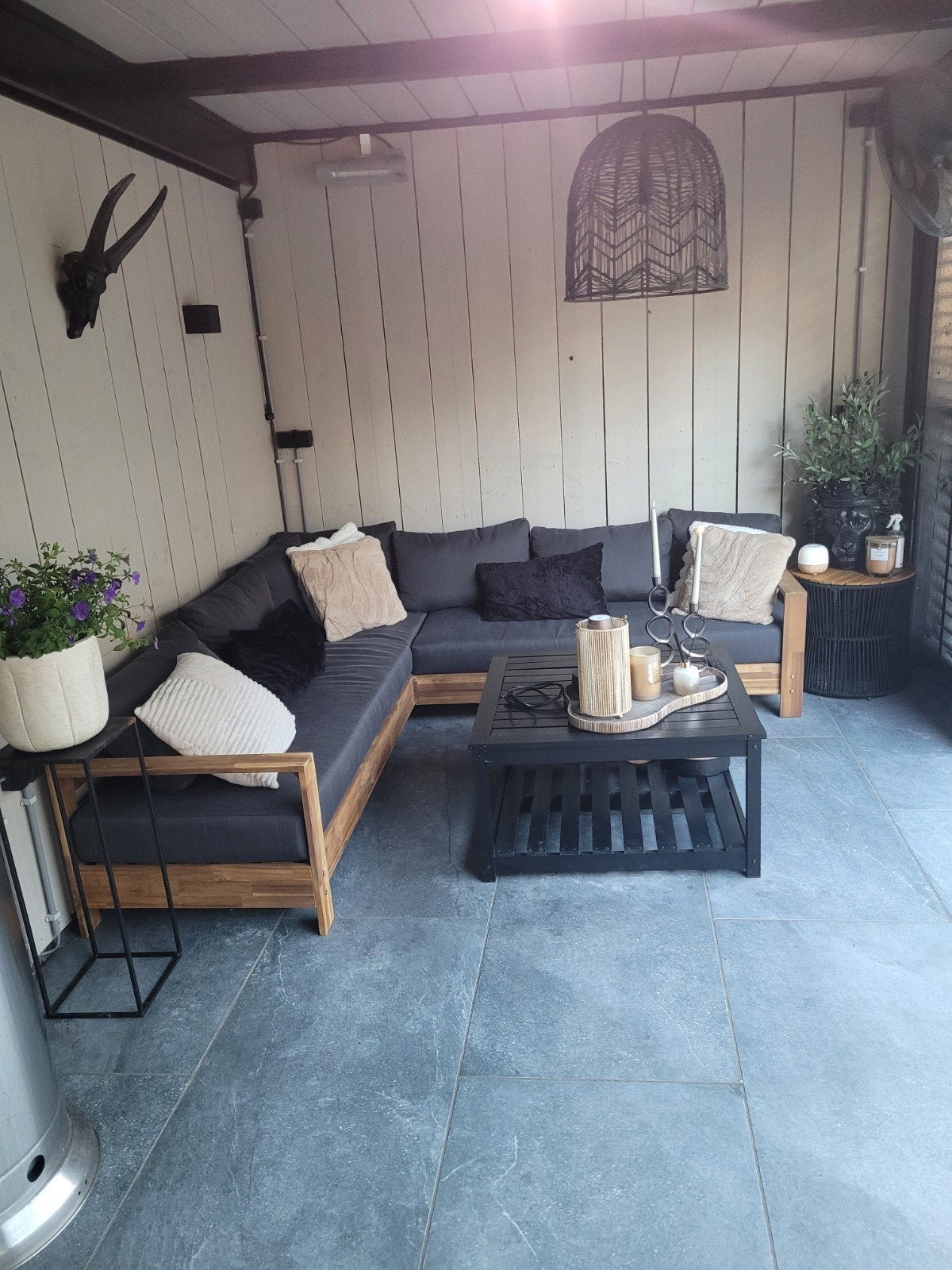 Mooie lounge 220x230 x 55 hoog, Ophalen of Verzenden