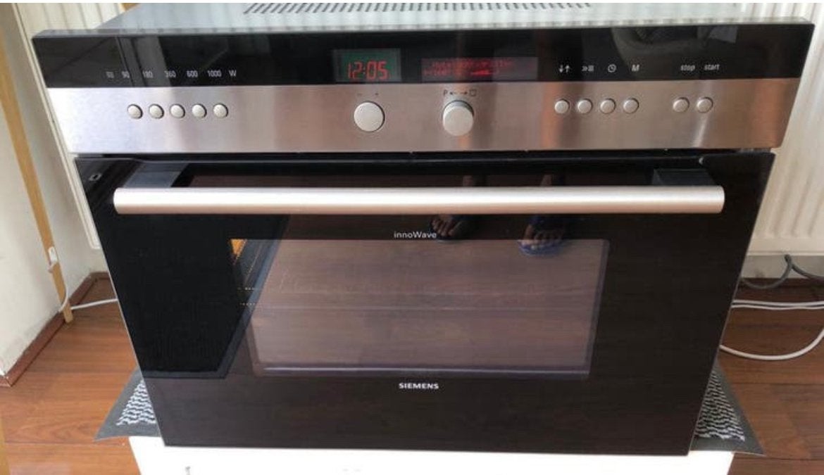 Te Koop Nette Siemens Combi Oven Magnetron Met Grill, Ophalen, Combimagnetron, Zo goed als nieuw, Inbouw