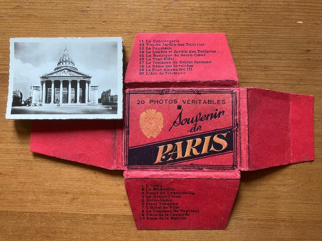 Fotomapje Parijs jaren '30 met 20 foto's., Ophalen of Verzenden, 1920 tot 1940, Frankrijk