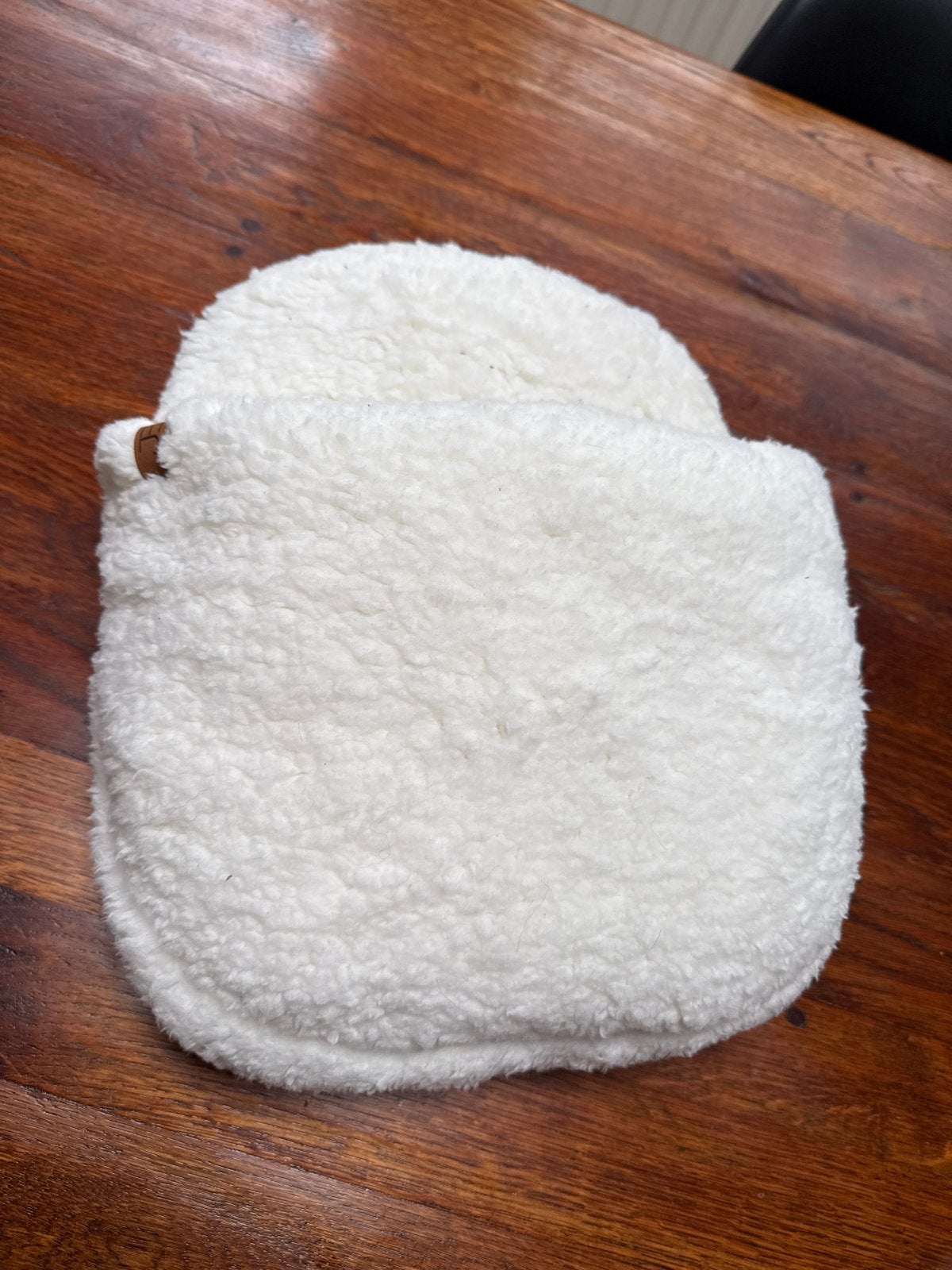 Witte teddy Jens voeten warmer, Ophalen of Verzenden, Zo goed als nieuw, Wit, Overige typen