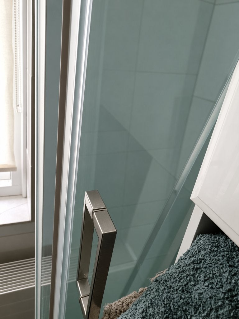 Helder Glas  6mm Veiligheidsglas van een douchecabine Nano, Ophalen, Gebruikt, Glas, Douche