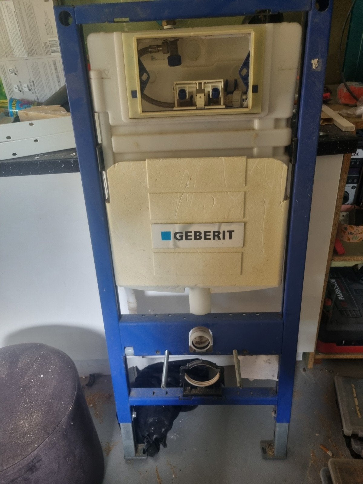 geberit inbouw reservoir, Ophalen, Gebruikt, Toilet