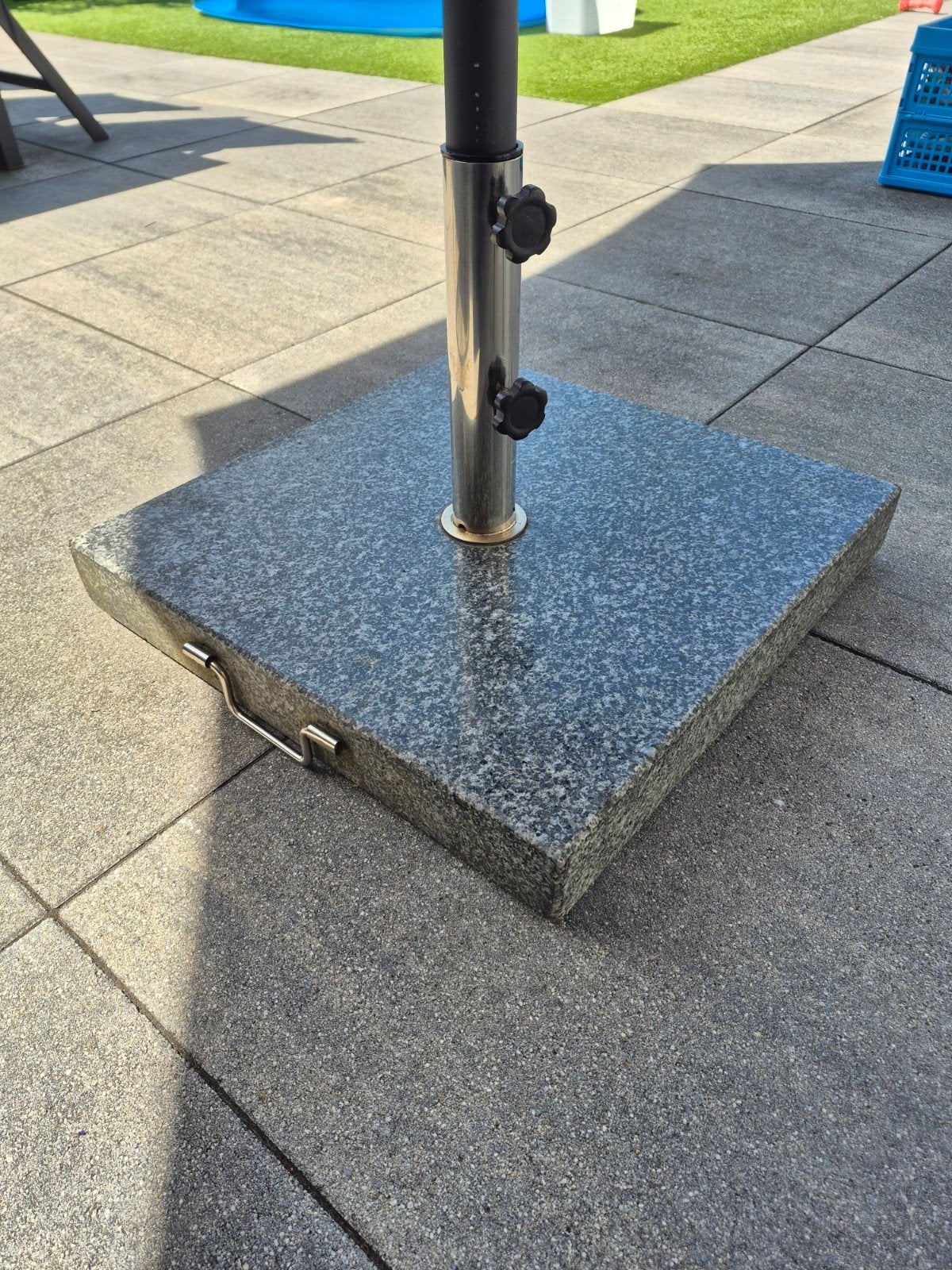 Shadowline Caracas parasolvoet 60kg op wiel, Ophalen