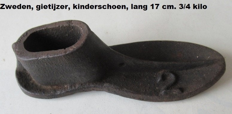 mooie antieke gietijzeren kinderschoen leest, Antiek en Kunst, Ophalen of Verzenden