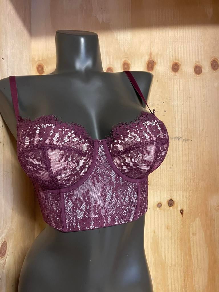 Panache longline bh 65f model carmen, Verzenden, Paars, BH
