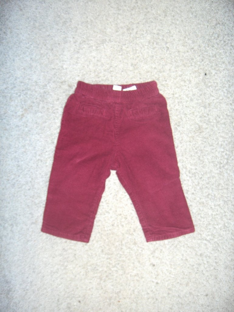 Nieuw warm rood gevoerd rib winterbroekje broekje H&M mt 68, Kinderen en Baby's, Babykleding | Maat 68, Broekje, Meisje, H&M, Nieuw