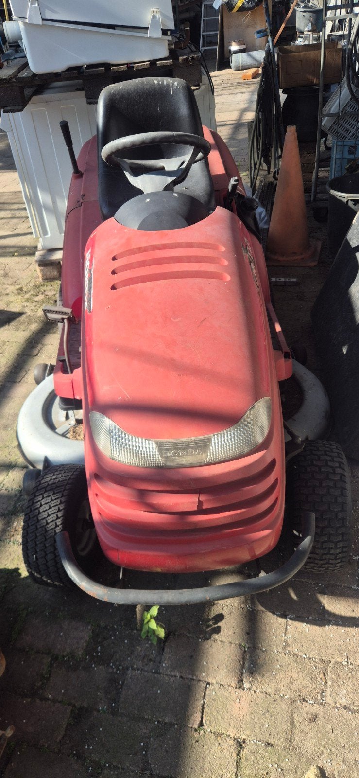 Honda zitmaaier - Krachtige en betrouwbare grasmaaier, Cirkelmaaier, Honda, Gebruikt, Ophalen of Verzenden