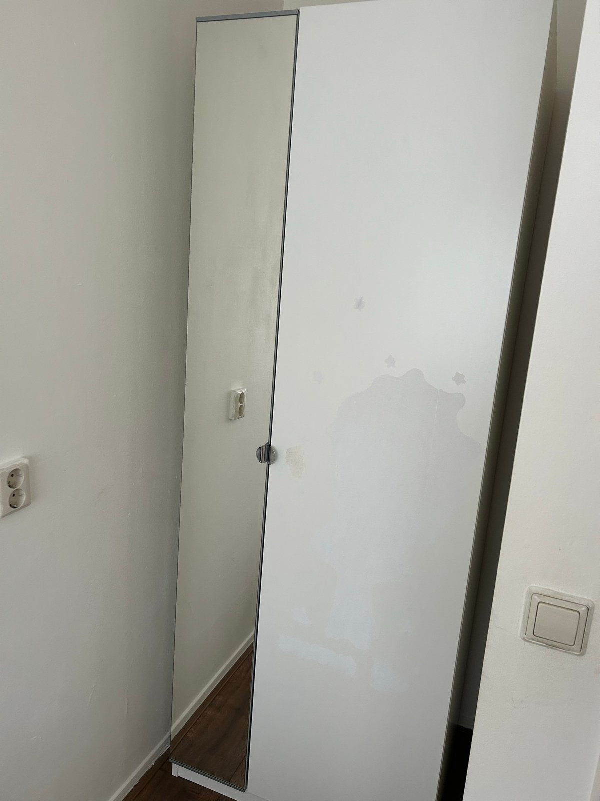 IKEA kledingkast met spiegeldeur, Huis en Inrichting, Ophalen, Gebruikt, 200 cm of meer, 50 tot 100 cm