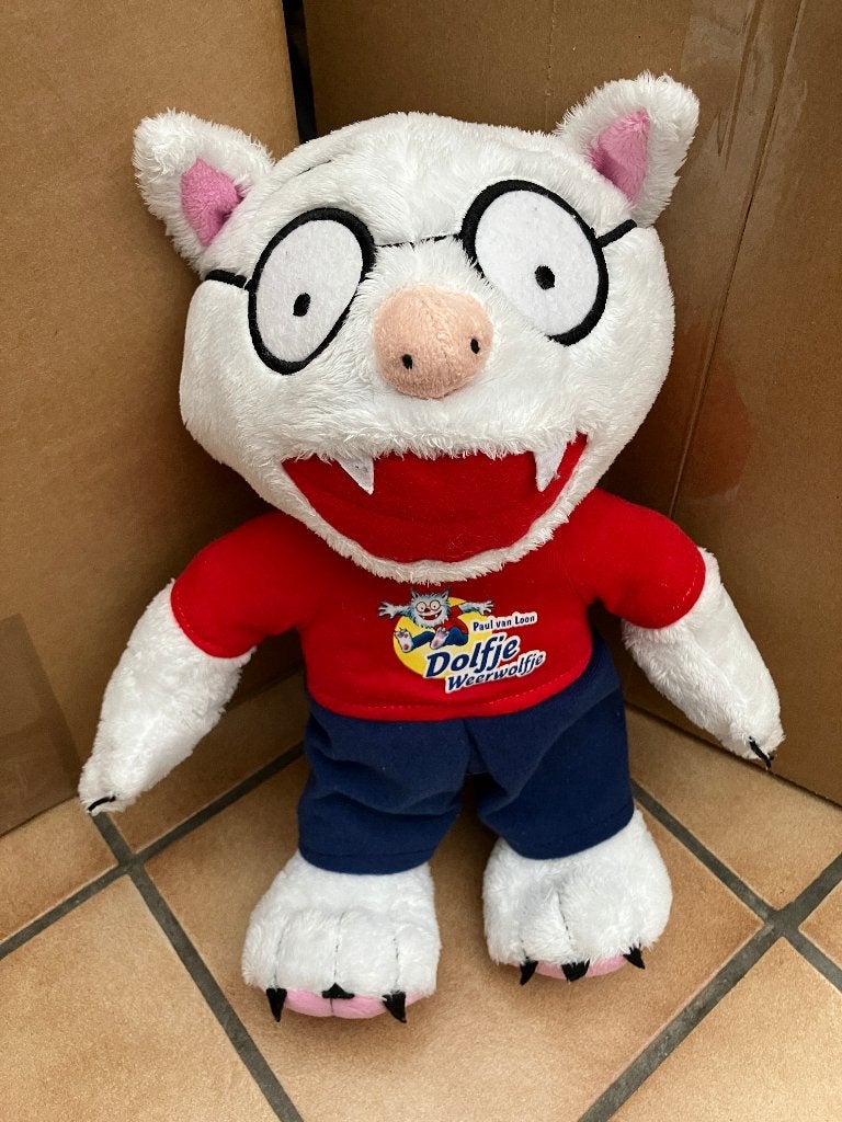 Knuffel Paul van Loon ( Dolfje Weerwolfje ), Kinderen en Baby's, Ophalen of Verzenden, Zo goed als nieuw, Overige typen