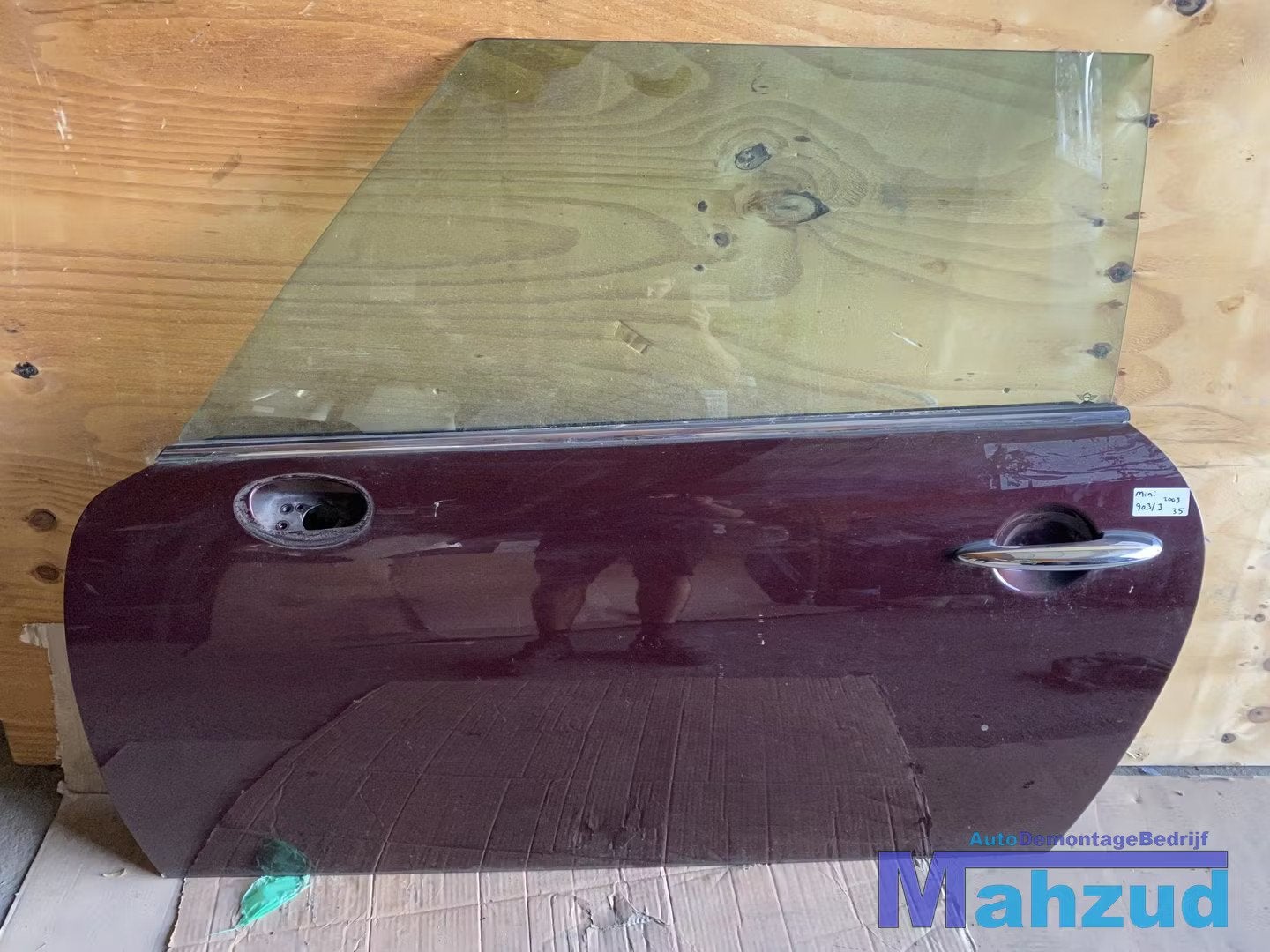 MINI COOPER ONE R50 R53 Bruin 903/3 rechts rechter deur port, Auto-onderdelen, Carrosserie en Plaatwerk, Gebruikt, Deur, Ophalen of Verzenden