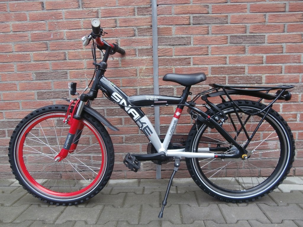 NIEUWSTAAT! Loekie Snake 22 inch met 3 versnellingen, Fietsen en Brommers, Fietsen | Jongens, Ophalen, Terugtraprem, 22 inch, Versnellingen