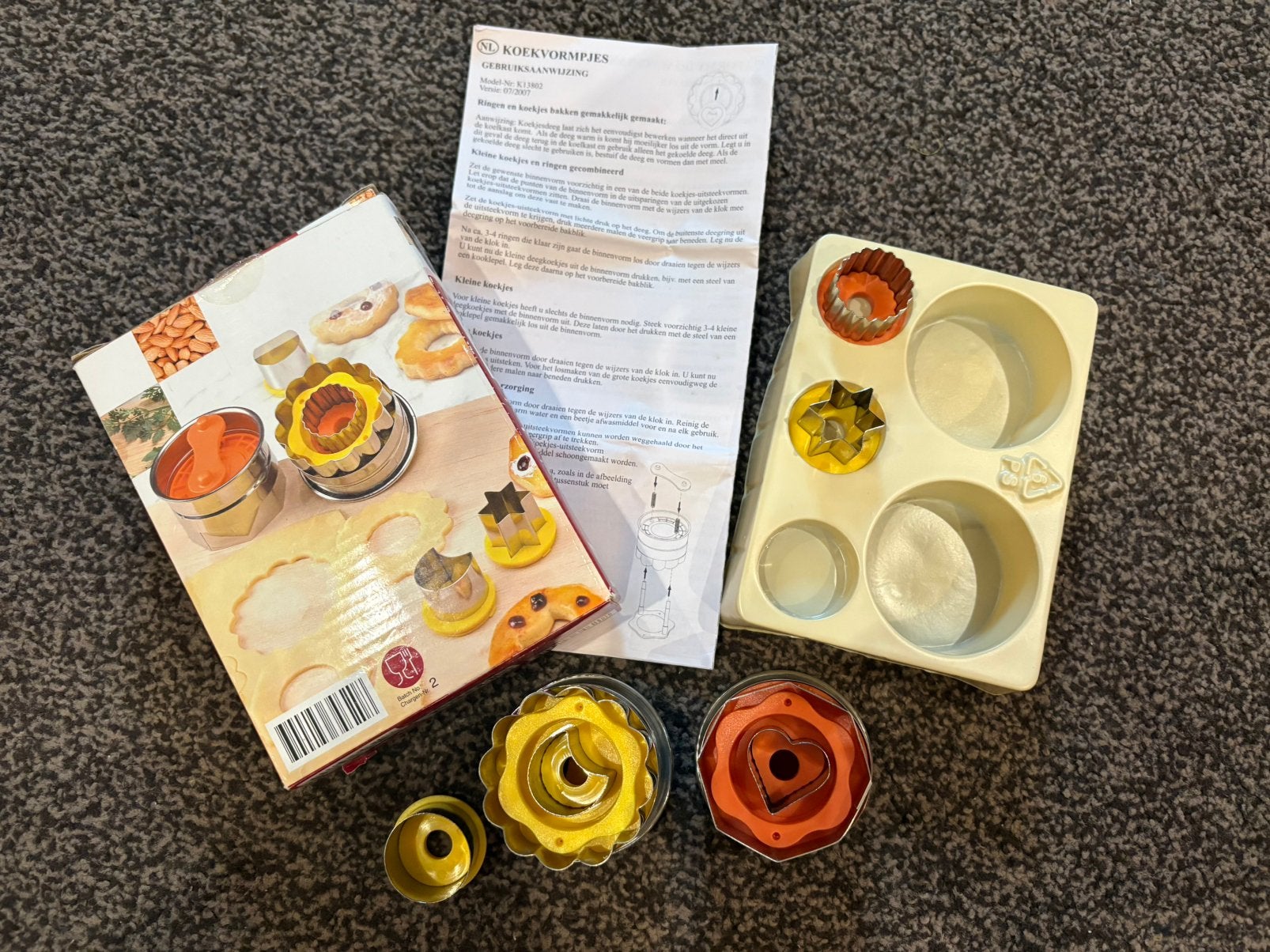 Koekjes vormpjes van edelstaal, Ophalen of Verzenden, Bakvorm
