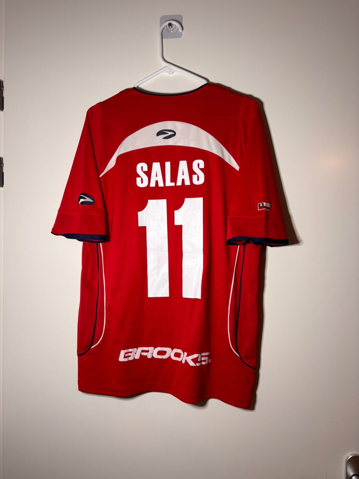 Chili 2007 Marcelo Salas #11 vintage shirt Brooks L, Maat L, Verzenden, Zo goed als nieuw, Shirt