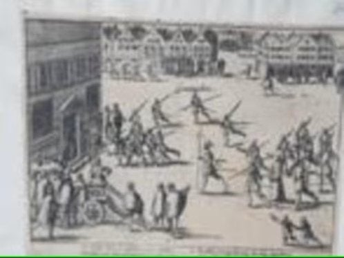1616  caspar de robles groningen 1576 frans hogenberg,, Antiek en Kunst, Ophalen