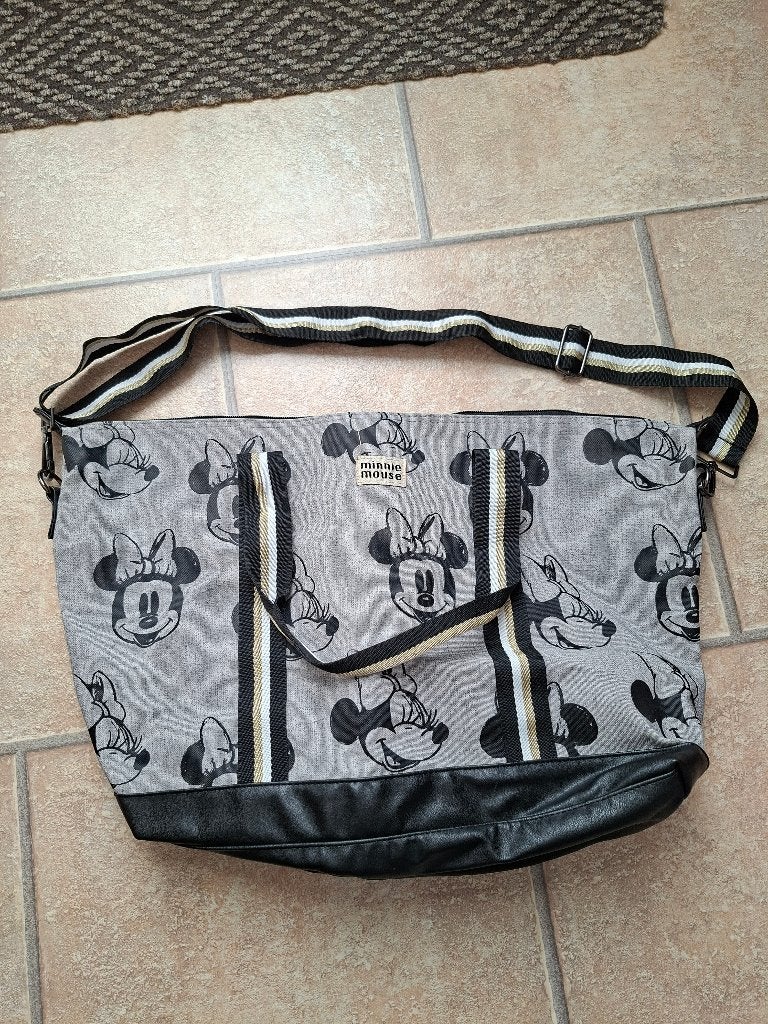 NIEUWE Minnie Mouse tas shopper zwart/grijs, Ophalen of Verzenden, Nieuw, Grijs, Shopper