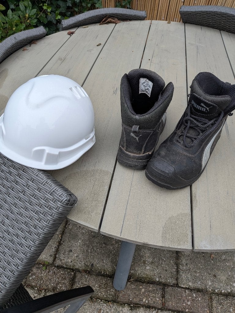 Veiligheids-werkschoenen Puma, Puma, Zwart, Ophalen of Verzenden, Zo goed als nieuw