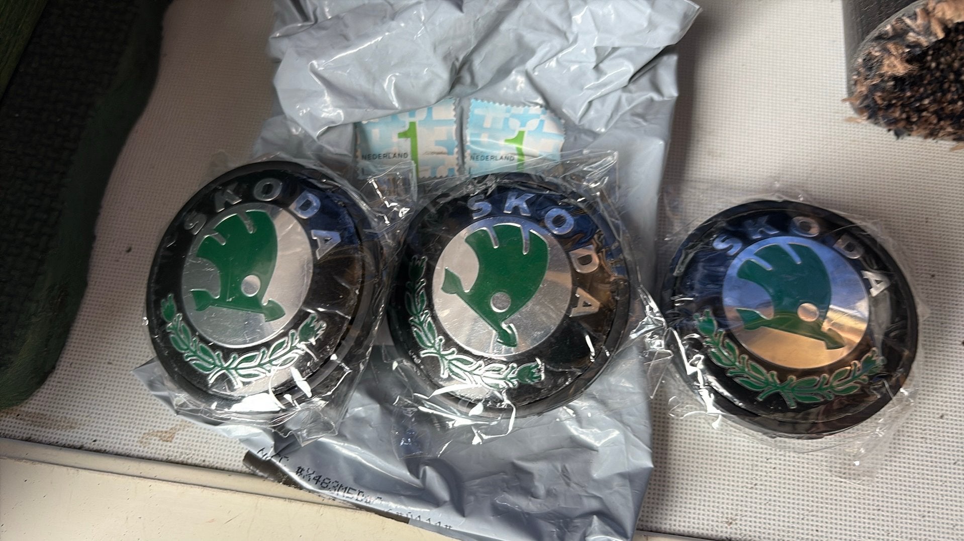 Wielnaafdoppen Skoda -  3 stuks, Ophalen, Nieuw