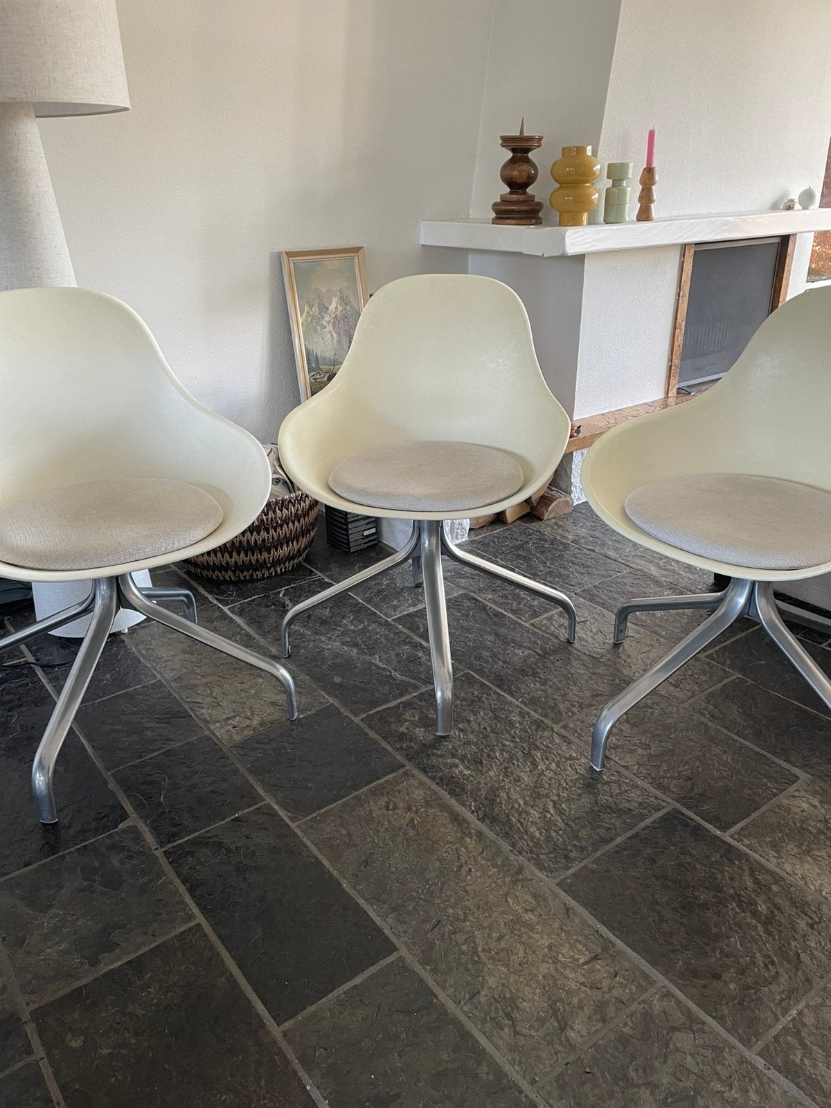 Ikea stoel Jakob, Ophalen, Kunststof, Gebruikt, Wit