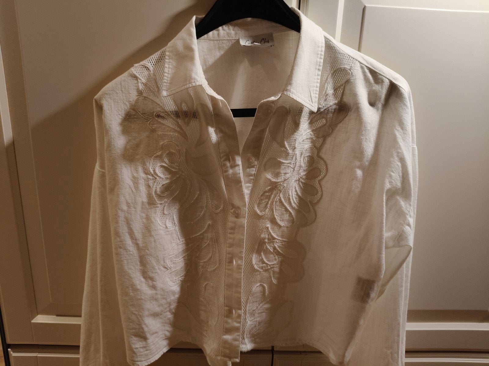prachtige witte blouse.Maat medium., Maat 38/40 (M), Wit, Nieuw, Ophalen of Verzenden