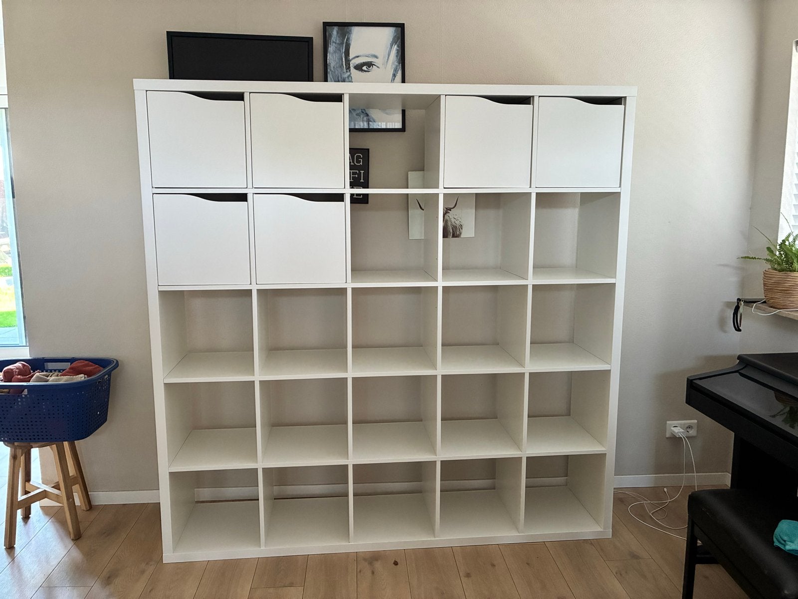 IKEA Kallax kast met 6 deurtjes (Pax-compatibel), Ophalen, Overige materialen, 150 tot 200 cm, Zo goed als nieuw
