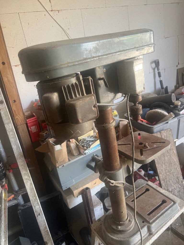 kolom boormachine, Ophalen, Gebruikt, Boormachine, Variabele snelheid