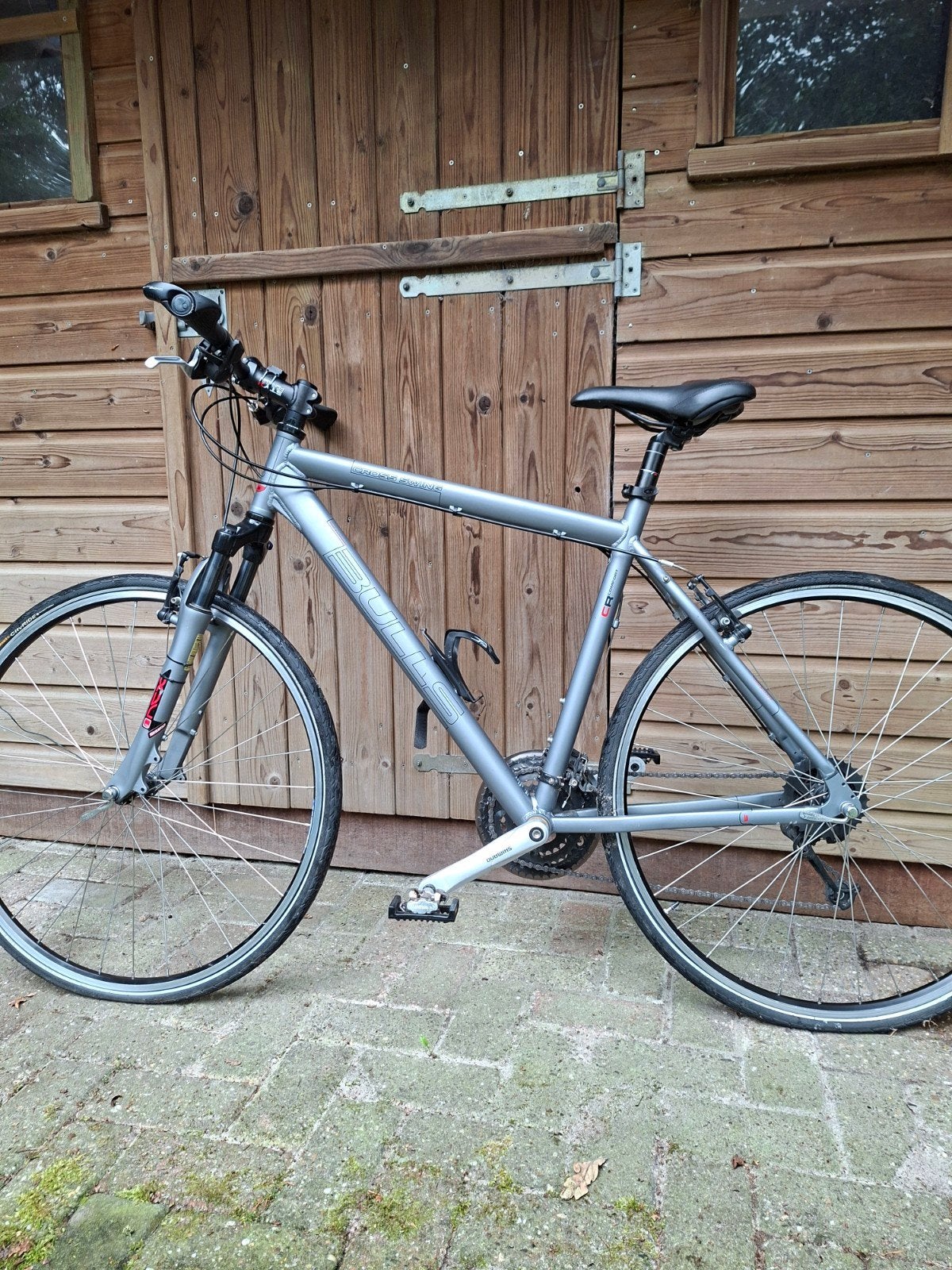Bulls Cross Swing 28 inch herenfiets, Gebruikt, Vering, Velgrem, 53 tot 57 cm