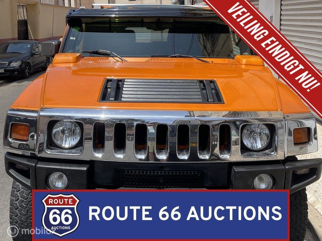 Hummer H2 | 2005 | Route 66 Auctions, Auto's, Gebruikt, Overige carrosserieën, Zwart, Bedrijf