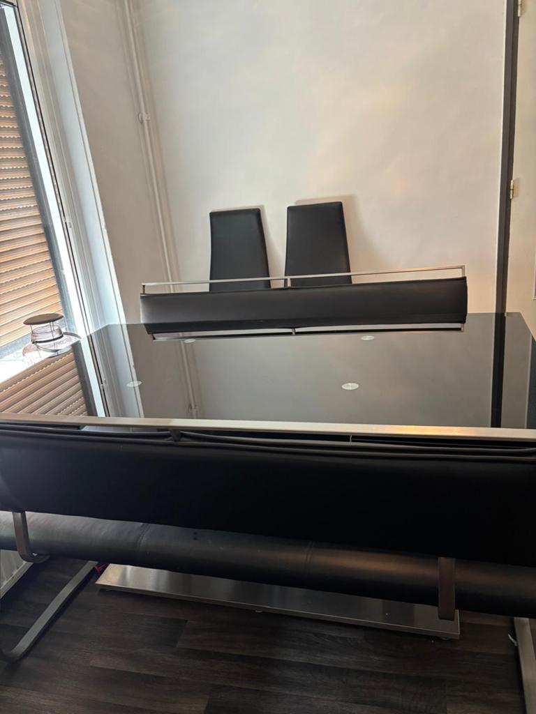 Eettafel, Huis en Inrichting, Tafels | Eettafels, Ophalen, Gebruikt, Rechthoekig, 50 tot 100 cm
