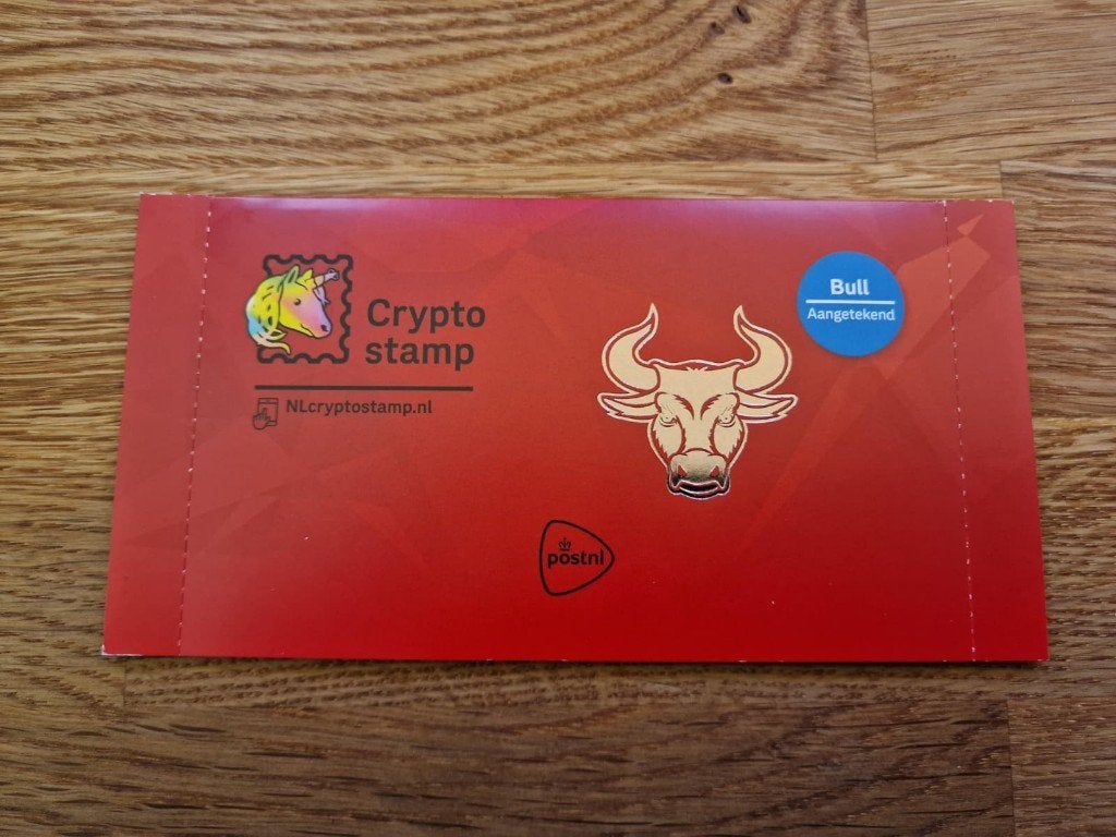PostNL Crypto Stamp 2022 (Bull-serie), Ophalen of Verzenden, Na 1940, Postfris