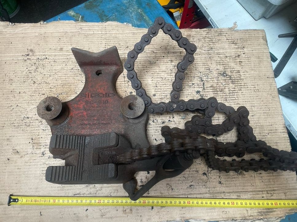 RIDGID BC-810 Kettingbankschroef - Gebruikt, Ophalen, Gebruikt