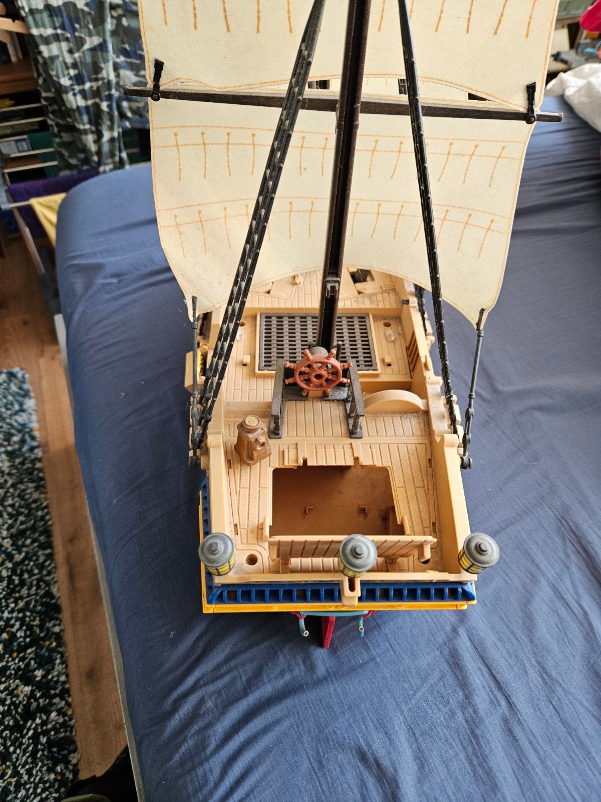 Playmobile piratenboot, Ophalen