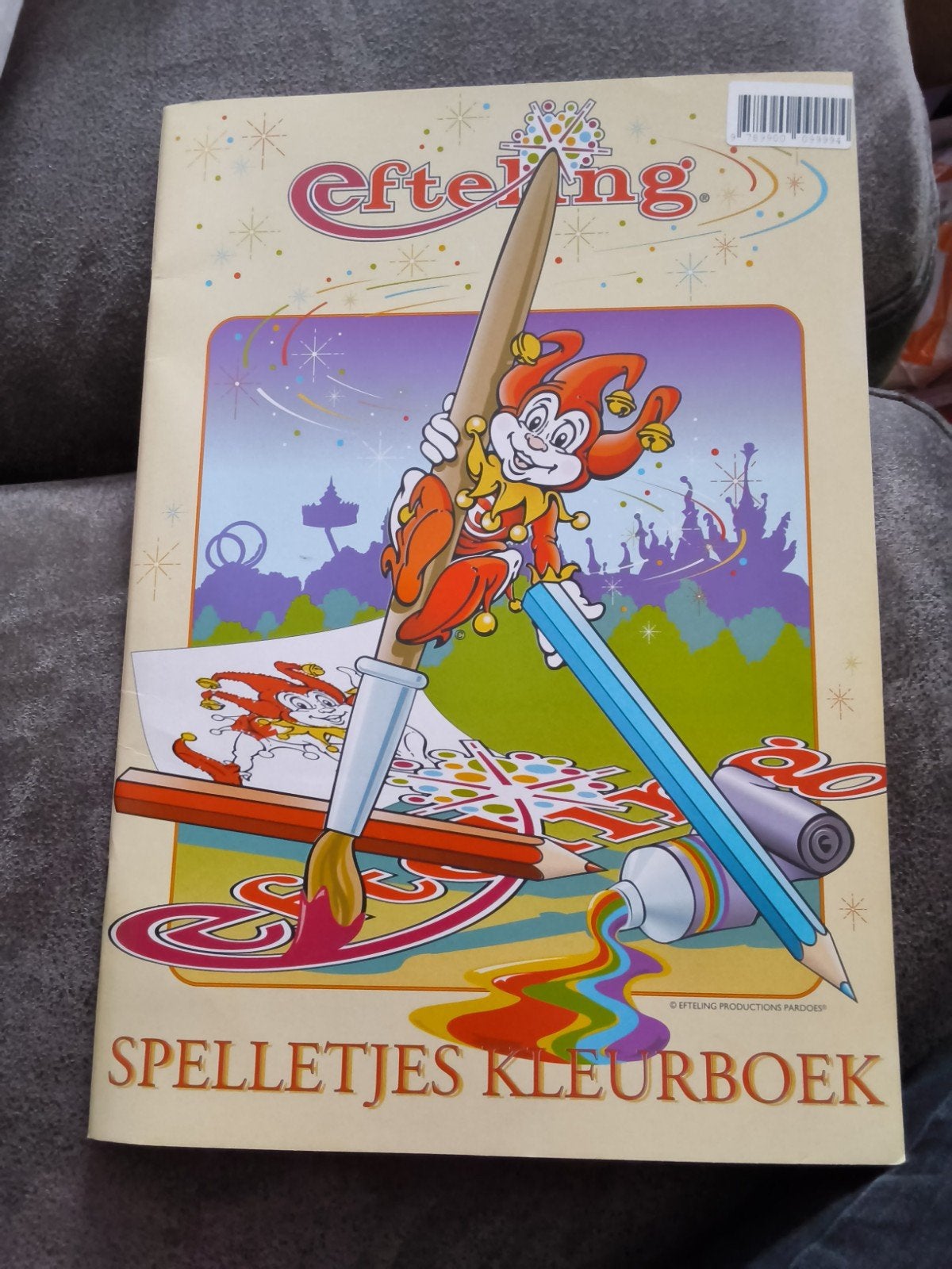 Efteling Spelletjes Kleurboek - Pardoes, Ophalen of Verzenden, Zo goed als nieuw, Overige typen