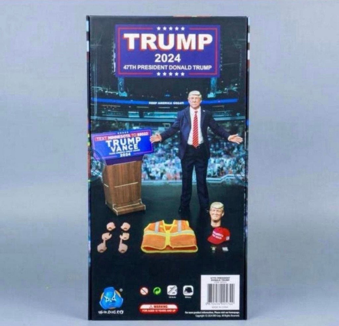 1/6 figuur Donald Trump van DID Corporation, Verzamelen, Poppetjes en Figuurtjes, Ophalen of Verzenden, Zo goed als nieuw