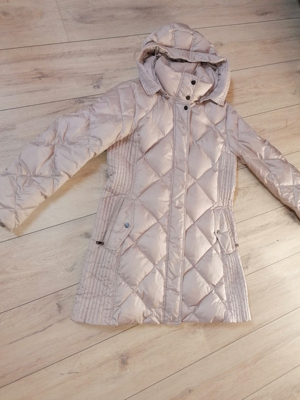 Fuchs & Schmitt Donsjas Champagne Maat 40, Maat 38/40 (M), Verzenden, Beige, Zo goed als nieuw