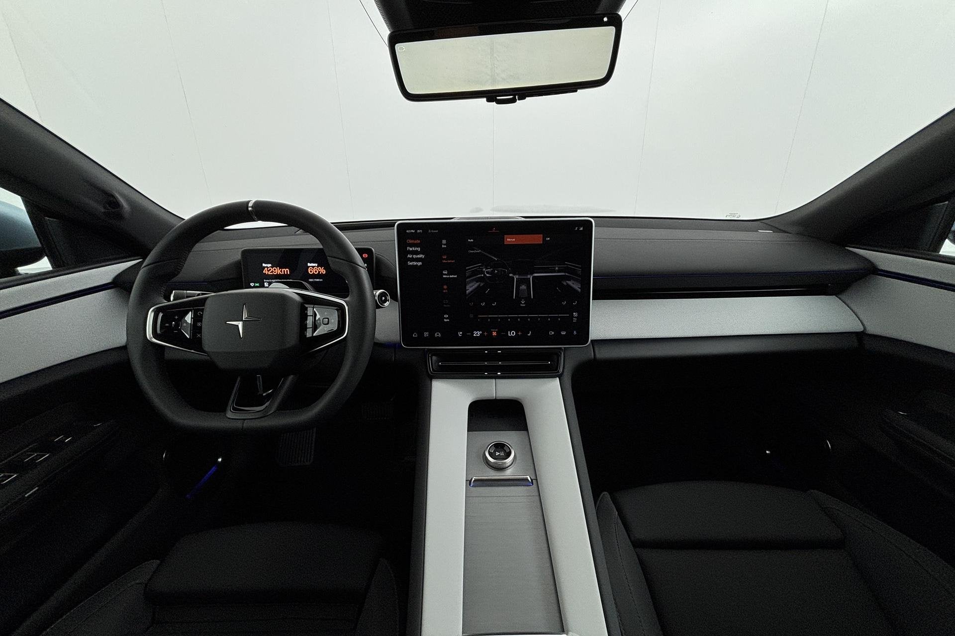 Polestar 4 Long Range Single motor Plus 100 kWh Premium elek, Automaat, Achterwielaandrijving, 100 kWh, Blauw