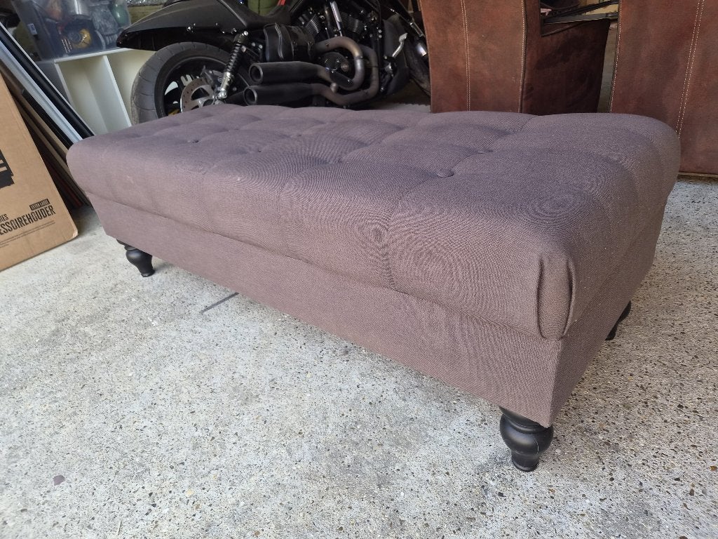 Bankje / bedbank / voetenbank, Ophalen, Gebruikt, 125 cm of meer, Stof