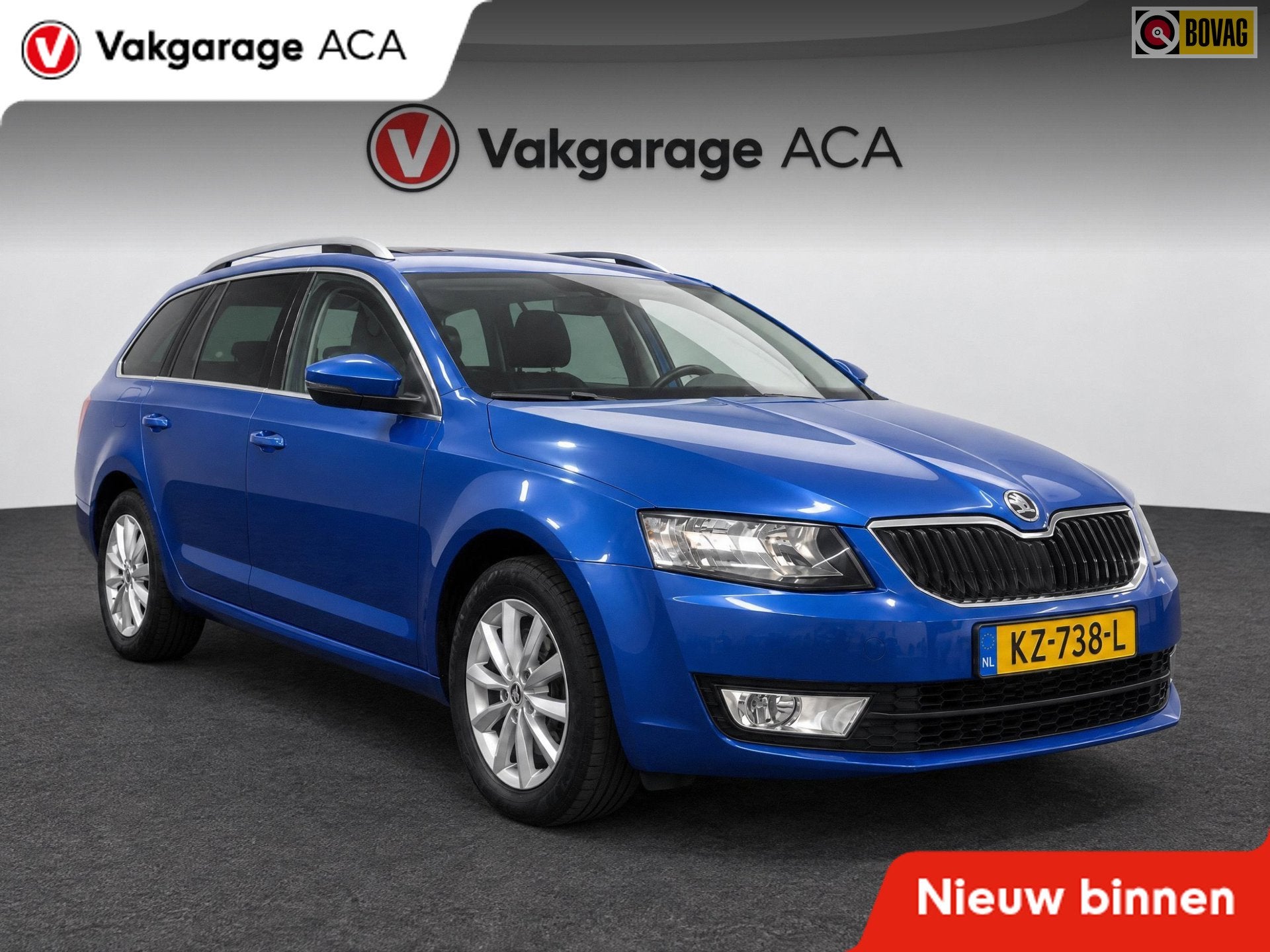 Skoda Octavia Combi 1.0 TSI Greentech Ambition Business // N, Auto's, Gebruikt, Blauw, Origineel Nederlands, 1300 kg