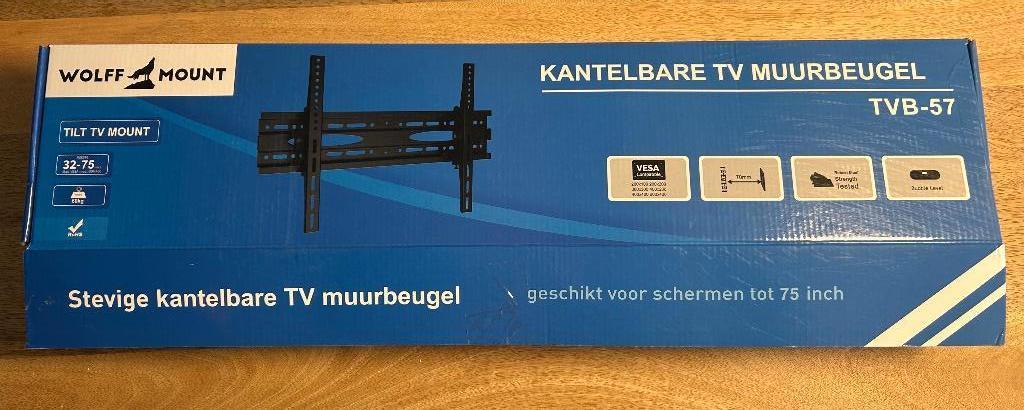 Kantelbare TV Muurbeugel | Extra Sterk |Samsung Philips LG |, Audio, Tv en Foto, Televisiebeugels, Ophalen of Verzenden, Nieuw