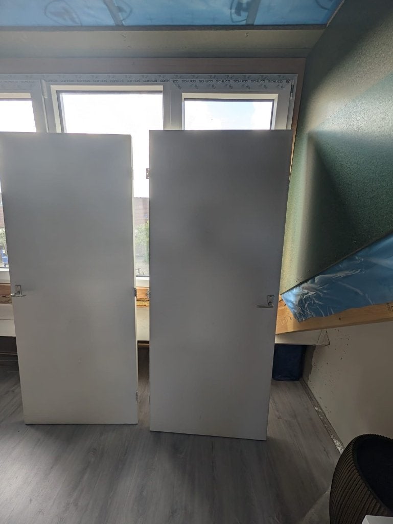 Binnendeuren, Doe-het-zelf en Verbouw, Ophalen, Gebruikt, 80 tot 100 cm, Binnendeur