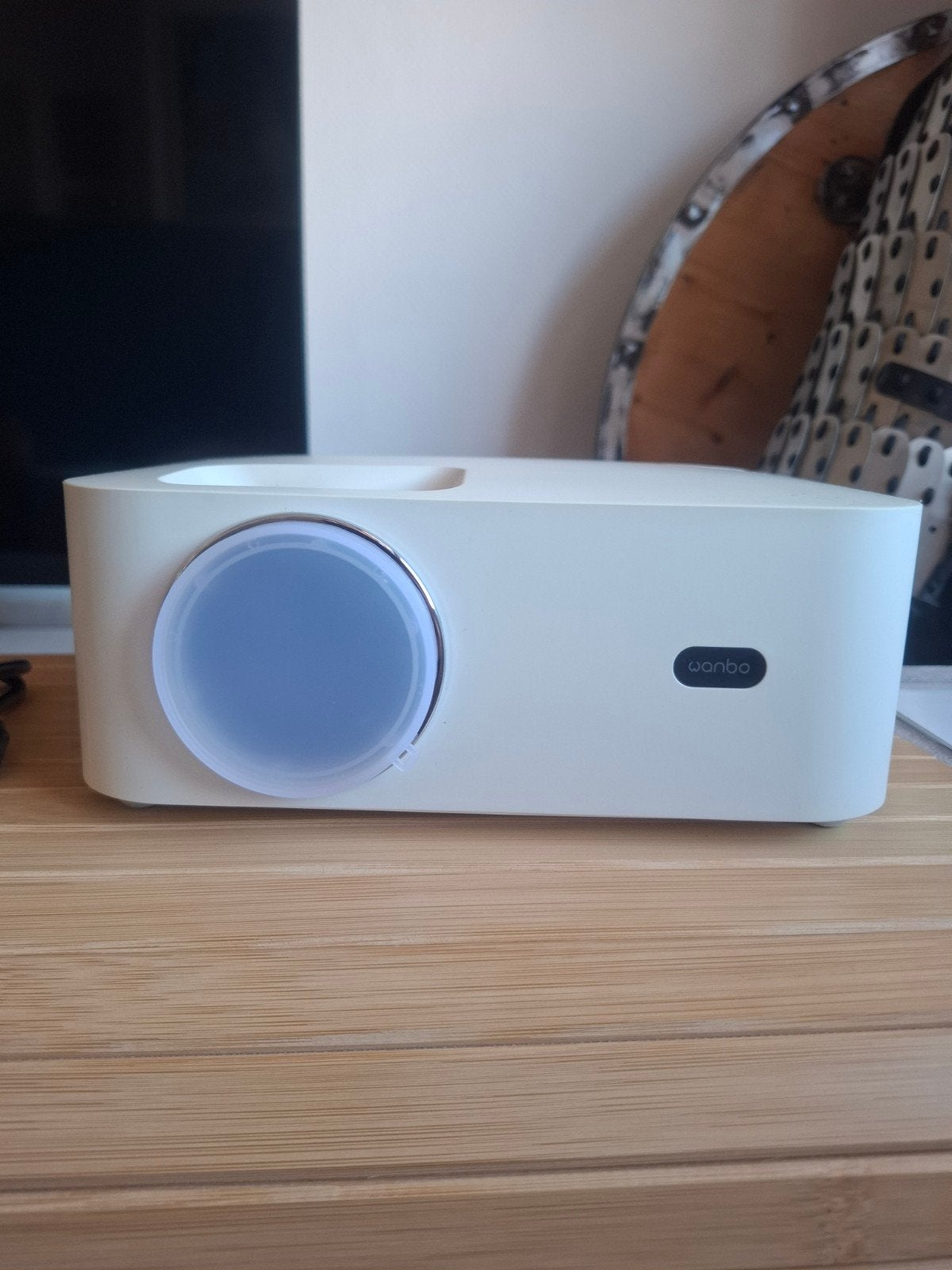 Wanbo X1 Pro Projector 4k Android 9.0, Audio, Tv en Foto, Beamers, Ophalen, LED, Zo goed als nieuw, Wanbo