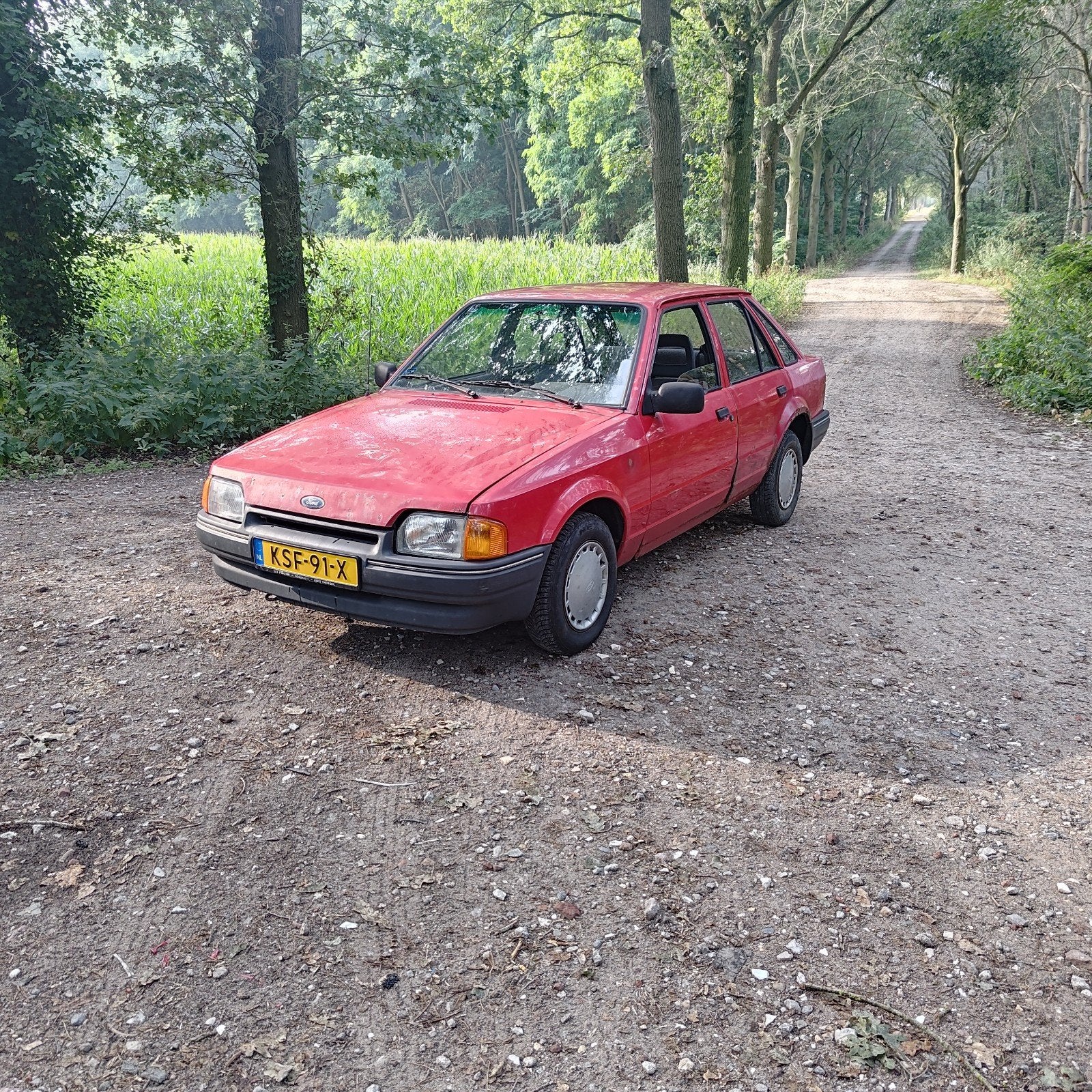 Ford Escort MK4 1.6D 1986 Diesel Belastingvrij NL Kenteken, Auto's, Ford, Voorwielaandrijving, Escort, Stof, 4 cilinders