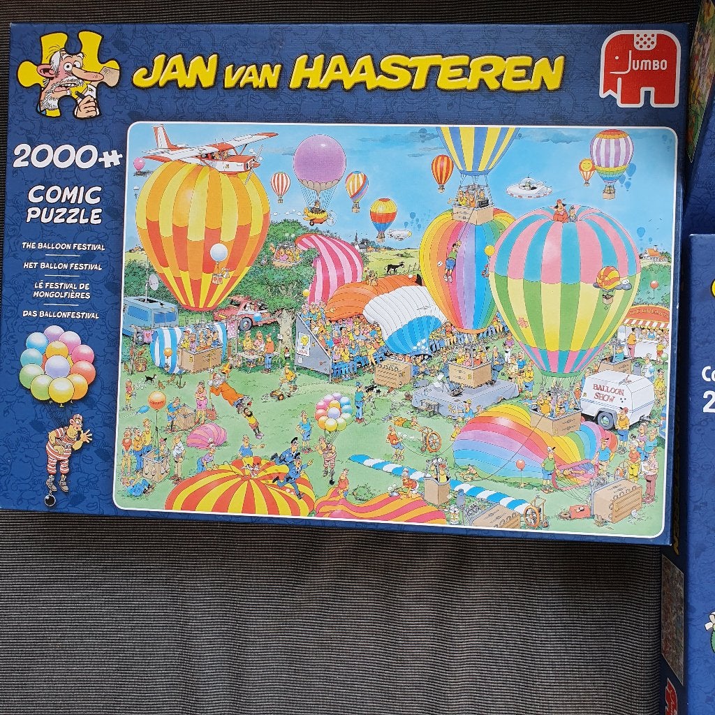 Van Haasteren Ballon festival, Hobby en Vrije tijd, Ophalen of Verzenden, Meer dan 1500 stukjes, Zo goed als nieuw, Legpuzzel