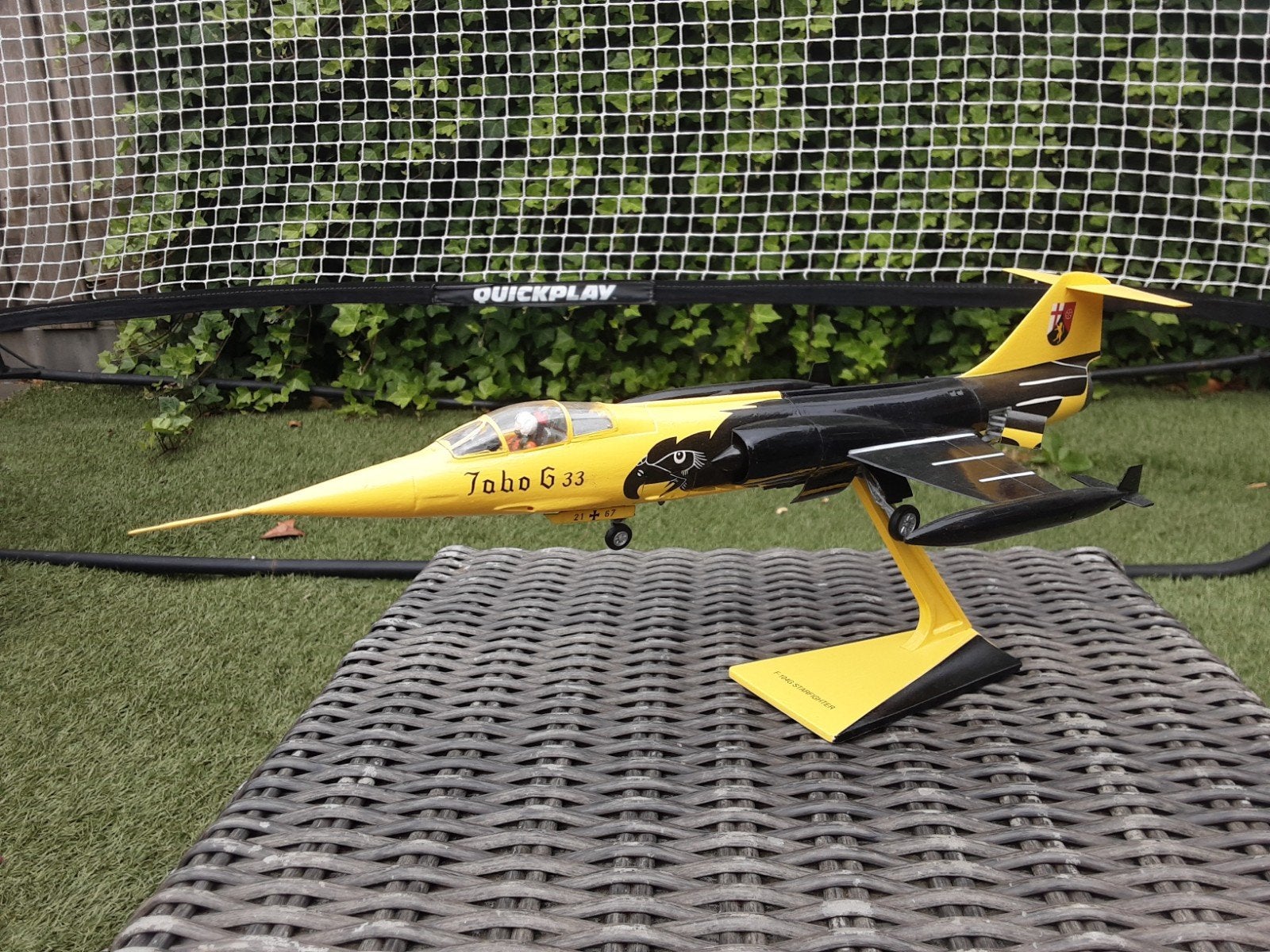 Gebouwde Lockheed F-104 Starfighter Jabo G 33 schaal 1/48, Ophalen of Verzenden, Gebruikt, Vliegtuig, Overige merken
