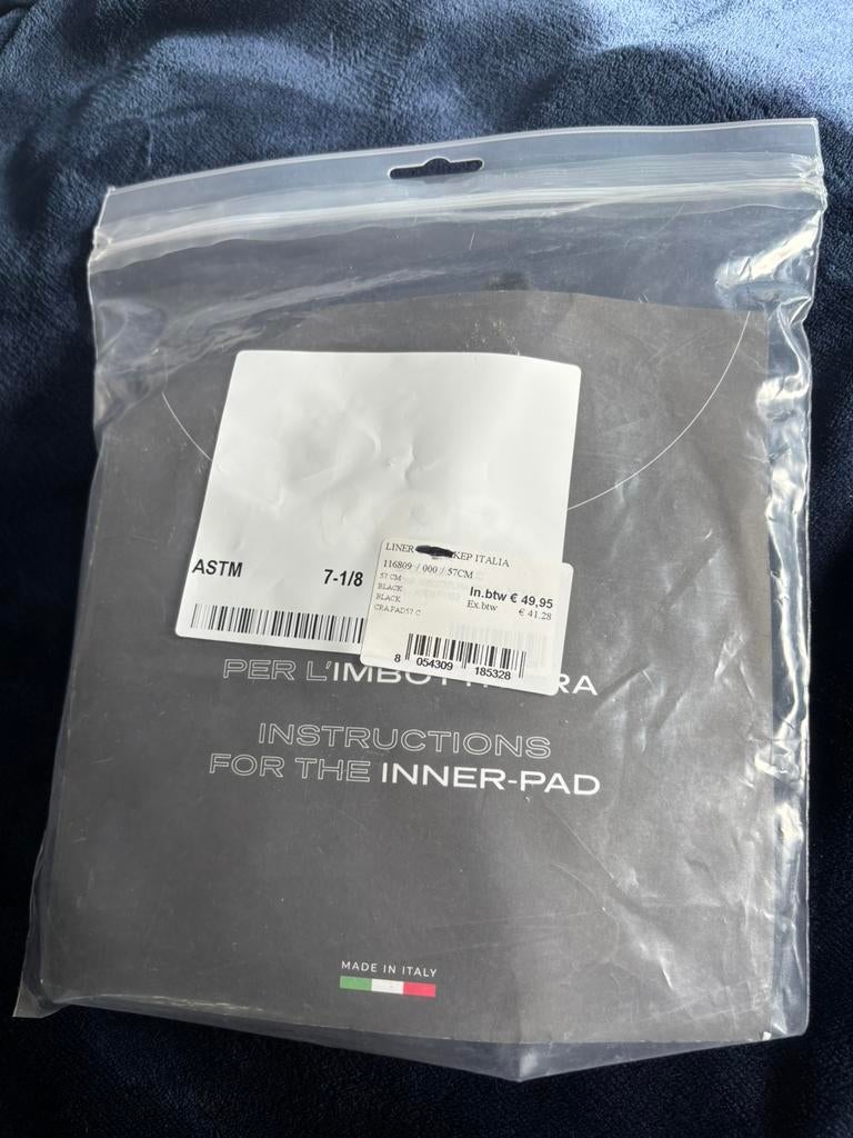 Kep liner 57, Dieren en Toebehoren, Paardrijkleding, Ophalen of Verzenden, Zo goed als nieuw, Dressuur, Cap